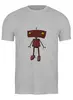 Заказать мужскую футболку в Москве. Футболка классическая Bad Robot от Дана Столыпина - готовые дизайны и нанесение принтов.