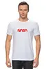Заказать мужскую футболку в Москве. Футболка классическая NASA  от queen  - готовые дизайны и нанесение принтов.