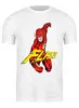Заказать мужскую футболку в Москве. Футболка классическая Flash от YellowCloverShop - готовые дизайны и нанесение принтов.