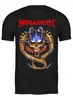 Заказать мужскую футболку в Москве. Футболка классическая Megadeth от Leichenwagen - готовые дизайны и нанесение принтов.