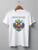 Заказать мужскую футболку в Москве. Футболка классическая Great Russia 8 от Great Russia - готовые дизайны и нанесение принтов.