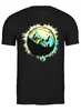 Заказать мужскую футболку в Москве. Футболка классическая Mountain Bike от oneredfoxstore@gmail.com - готовые дизайны и нанесение принтов.