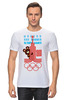 Заказать мужскую футболку в Москве. Футболка классическая ★ Олимпийский мишка ★ от balden - готовые дизайны и нанесение принтов.