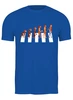 Заказать мужскую футболку в Москве. Футболка классическая Эволюция человека от skynatural - готовые дизайны и нанесение принтов.