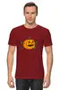 Заказать мужскую футболку в Москве. Футболка классическая Хеллоуин от BAD OWL - готовые дизайны и нанесение принтов.