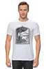 Заказать мужскую футболку в Москве. Футболка классическая Учёный под яблоней от sereniya33@gmail.com - готовые дизайны и нанесение принтов.