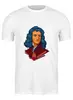 Заказать мужскую футболку в Москве. Футболка классическая Ньютон от science - готовые дизайны и нанесение принтов.