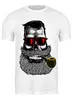Заказать мужскую футболку в Москве. Футболка классическая Череп в очках от denis01001 - готовые дизайны и нанесение принтов.