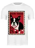Заказать мужскую футболку в Москве. Футболка классическая Boston Terrier от Pinky-Winky - готовые дизайны и нанесение принтов.