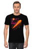 Заказать мужскую футболку в Москве. Футболка классическая Comet me bro от skynatural - готовые дизайны и нанесение принтов.