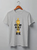 Заказать мужскую футболку в Москве. Футболка классическая oscar goes to by KKARAVAEV от Design Ministry - готовые дизайны и нанесение принтов.