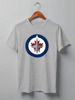 Заказать мужскую футболку в Москве. Футболка классическая Winnipeg Jets / NHL Canada от KinoArt - готовые дизайны и нанесение принтов.