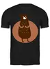 Заказать мужскую футболку в Москве. Футболка классическая Bear Here от oneredfoxstore@gmail.com - готовые дизайны и нанесение принтов.