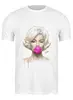 Заказать мужскую футболку в Москве. Футболка классическая Marilyn Monroe  от Ксения Мироедова - готовые дизайны и нанесение принтов.