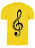 Заказать мужскую футболку в Москве. Футболка классическая Music от balden - готовые дизайны и нанесение принтов.