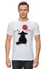 Заказать мужскую футболку в Москве. Футболка классическая Neko Samurai от oneredfoxstore@gmail.com - готовые дизайны и нанесение принтов.