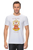 Заказать мужскую футболку в Москве. Футболка классическая Будда от Соль  - готовые дизайны и нанесение принтов.