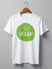 Заказать мужскую футболку в Москве. Футболка классическая Vegan от skynatural - готовые дизайны и нанесение принтов.