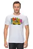 Заказать мужскую футболку в Москве. Футболка классическая Bear Here от oneredfoxstore@gmail.com - готовые дизайны и нанесение принтов.