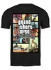 Заказать мужскую футболку в Москве. Футболка классическая Grand Theft Auto San Andreas от Nalivaev - готовые дизайны и нанесение принтов.