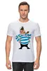 Заказать мужскую футболку в Москве. Футболка классическая Морской волк от Виктор Гришин - готовые дизайны и нанесение принтов.
