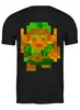 Заказать мужскую футболку в Москве. Футболка классическая Minecraft  от T-shirt print  - готовые дизайны и нанесение принтов.