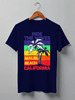 Заказать мужскую футболку в Москве. Футболка классическая CALIFORNIA от balden - готовые дизайны и нанесение принтов.