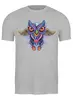 Заказать мужскую футболку в Москве. Футболка классическая Owl Here от oneredfoxstore@gmail.com - готовые дизайны и нанесение принтов.