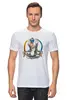 Заказать мужскую футболку в Москве. Футболка классическая Медитация от Марина - готовые дизайны и нанесение принтов.