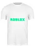 Заказать мужскую футболку в Москве. Футболка классическая Roblox от THE_NISE  - готовые дизайны и нанесение принтов.