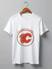 Заказать мужскую футболку в Москве. Футболка классическая Calgary Flames от kspsshop - готовые дизайны и нанесение принтов.