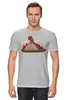 Заказать мужскую футболку в Москве. Футболка классическая Mountains от oneredfoxstore@gmail.com - готовые дизайны и нанесение принтов.