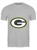 Заказать мужскую футболку в Москве. Футболка классическая Green Bay Packers от dobryidesign - готовые дизайны и нанесение принтов.