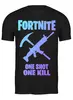 Заказать мужскую футболку в Москве. Футболка классическая FORTNITE от geekbox - готовые дизайны и нанесение принтов.