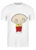 Заказать мужскую футболку в Москве. Футболка классическая Stewie Griffin от YellowCloverShop - готовые дизайны и нанесение принтов.