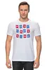 Заказать мужскую футболку в Москве. Футболка классическая Postcrossing от flager - готовые дизайны и нанесение принтов.