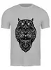 Заказать мужскую футболку в Москве. Футболка классическая Сова (Owl) от Zamula - готовые дизайны и нанесение принтов.