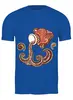 Заказать мужскую футболку в Москве. Футболка классическая Зодиак - Водолей от BAD OWL - готовые дизайны и нанесение принтов.