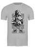 Заказать мужскую футболку в Москве. Футболка классическая Воинственная утка от T-shirt print  - готовые дизайны и нанесение принтов.
