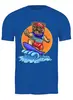 Заказать мужскую футболку в Москве. Футболка классическая Серфинг   от T-shirt print  - готовые дизайны и нанесение принтов.