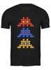 Заказать мужскую футболку в Москве. Футболка классическая Space invaders                   от dyzel1 - готовые дизайны и нанесение принтов.
