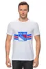 Заказать мужскую футболку в Москве. Футболка классическая Нью-Йорк Рейнджерс от kspsshop - готовые дизайны и нанесение принтов.
