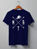 Заказать мужскую футболку в Москве. Футболка классическая Mountain Bike от oneredfoxstore@gmail.com - готовые дизайны и нанесение принтов.