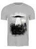 Заказать мужскую футболку в Москве. Футболка классическая Aliens от oneredfoxstore@gmail.com - готовые дизайны и нанесение принтов.