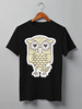 Заказать мужскую футболку в Москве. Футболка классическая Owl Here от oneredfoxstore@gmail.com - готовые дизайны и нанесение принтов.