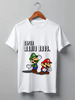 Заказать мужскую футболку в Москве. Футболка классическая Super Mario Bros. от game-fan - готовые дизайны и нанесение принтов.