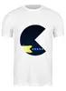 Заказать мужскую футболку в Москве. Футболка классическая Pacman (Пакмен) от Andrew Zaycev - готовые дизайны и нанесение принтов.