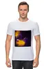 Заказать мужскую футболку в Москве. Футболка классическая Фиолетовый дракон  от Семён Семён - готовые дизайны и нанесение принтов.
