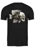 Заказать мужскую футболку в Москве. Футболка классическая Skull Face Fish от Leichenwagen - готовые дизайны и нанесение принтов.
