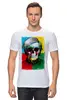 Заказать мужскую футболку в Москве. Футболка классическая Череп-арт от Savara - готовые дизайны и нанесение принтов.